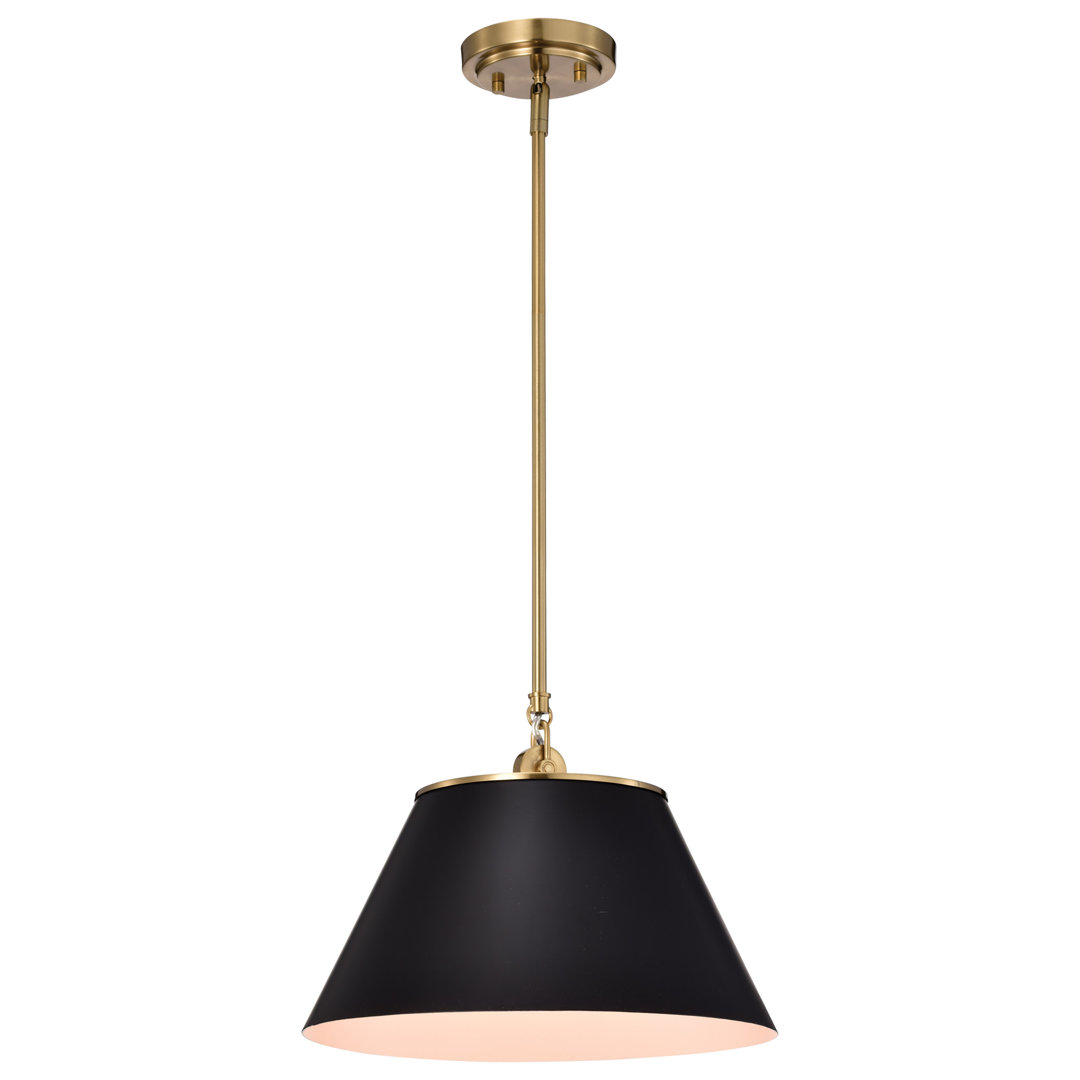 Gertie 13.75" W 1-Light Metal Single Pendant